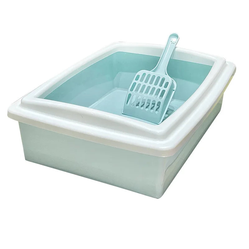Choice Cat Litter Box Thickened Rectangle Semi Enclosed