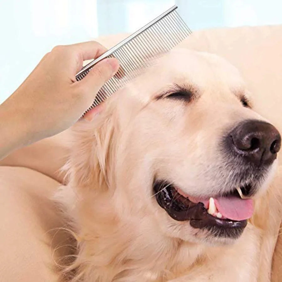 Hign-concerned Dog Grooming Combs Stainless Steel Teeth