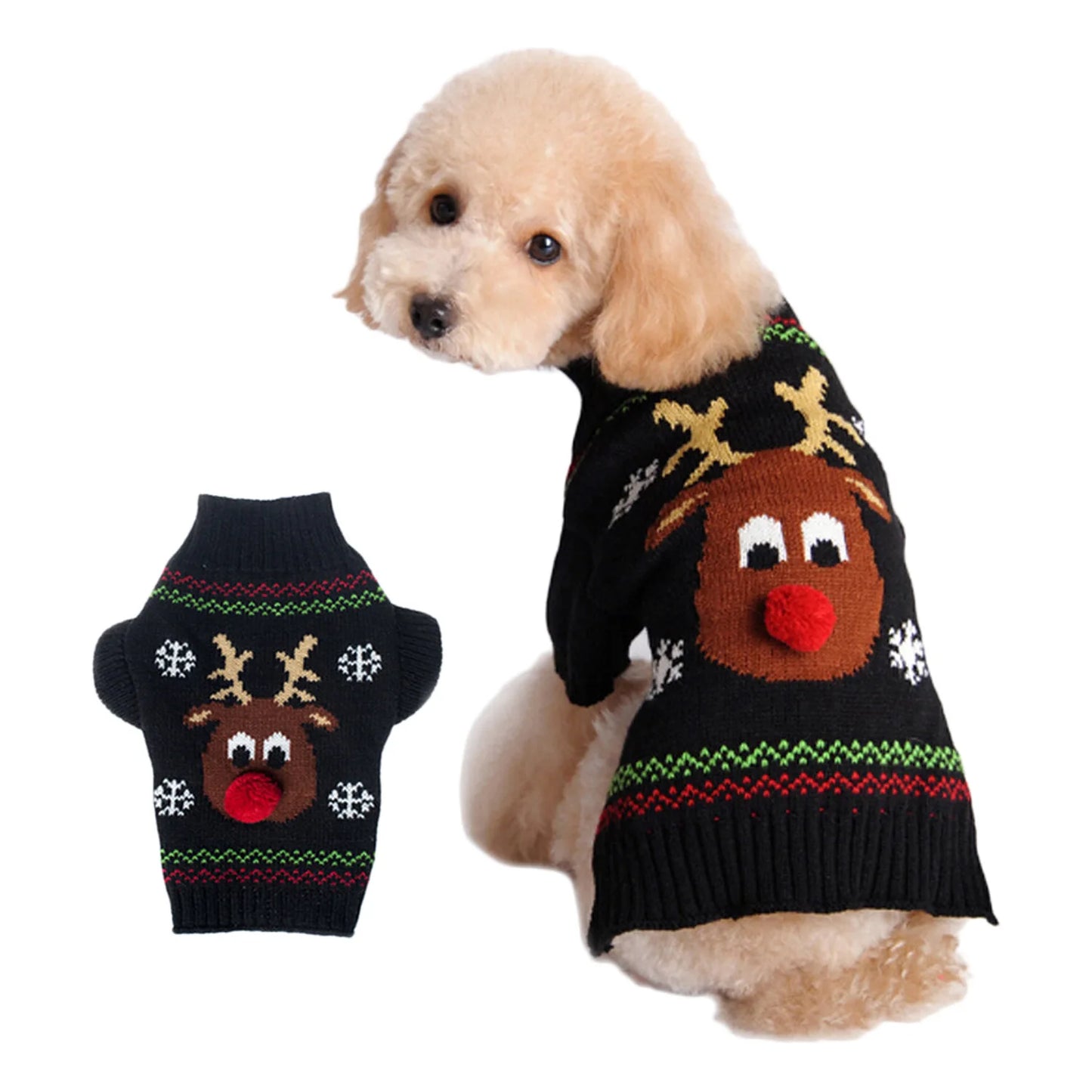 Guangdong Hign Concerned Christmas Dog Sweater Santa