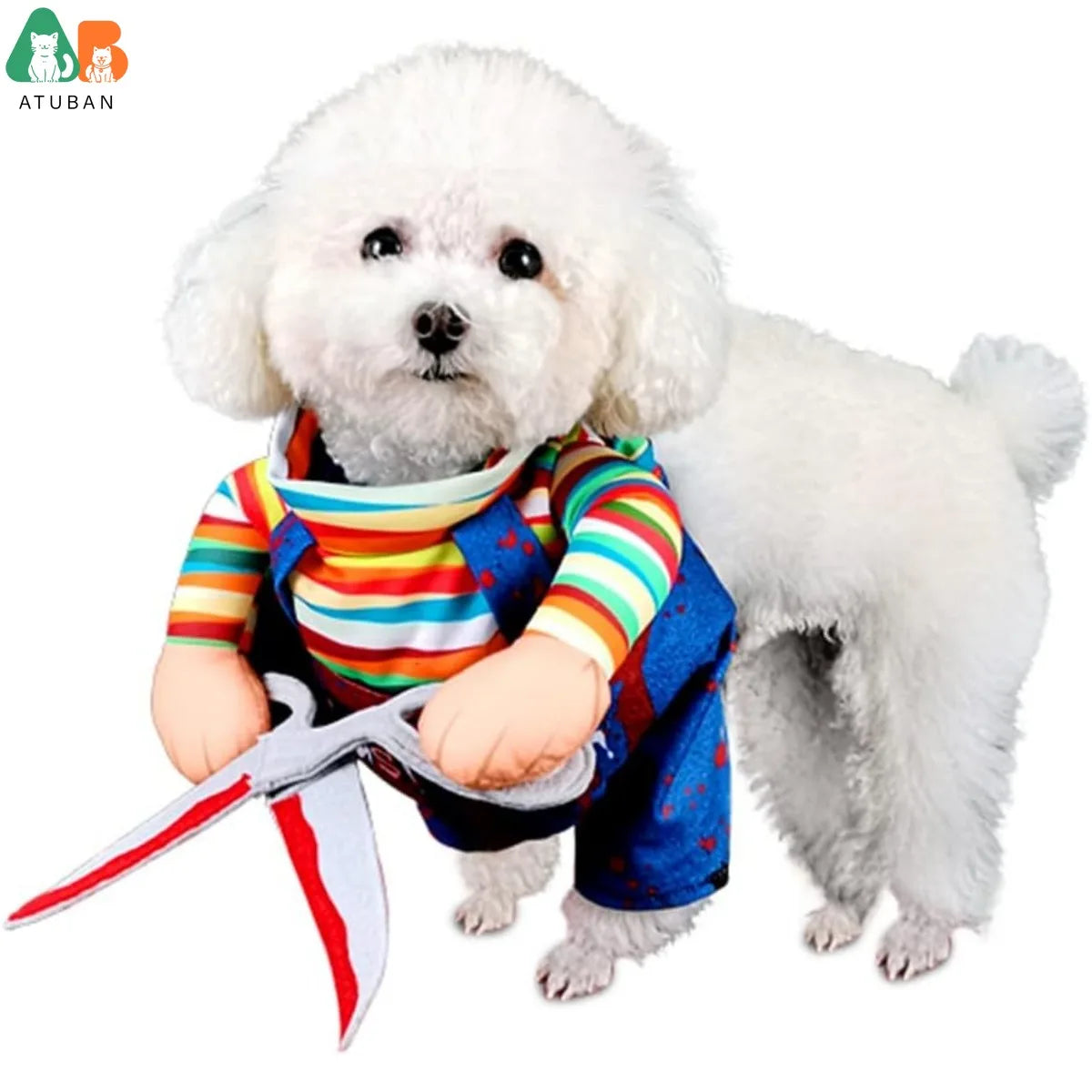 Paws N Claws Halloween Doll Dog Costume For Cat Pets
