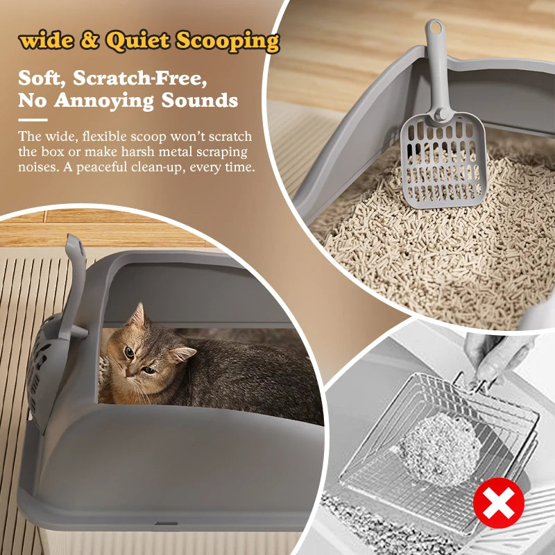 Feature Stainless Steel Cat Litter Box With Lid Odor