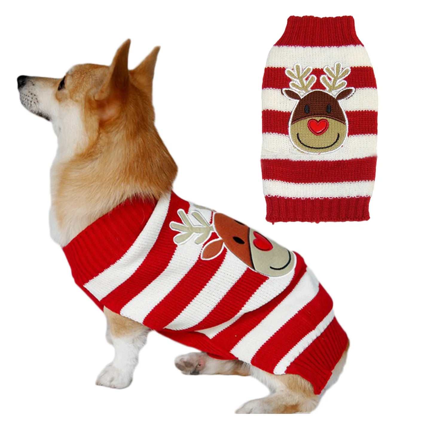 Guangdong Hign Concerned Christmas Dog Sweater Santa