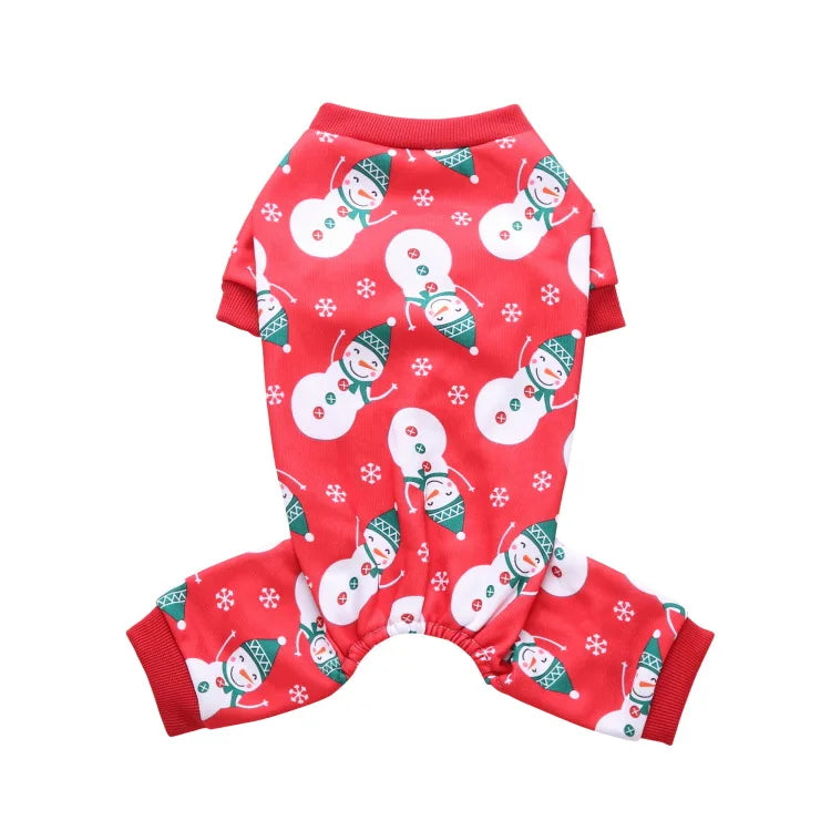 Christmas Reindeer Santa Snowman Dog Costume For Small Dogs