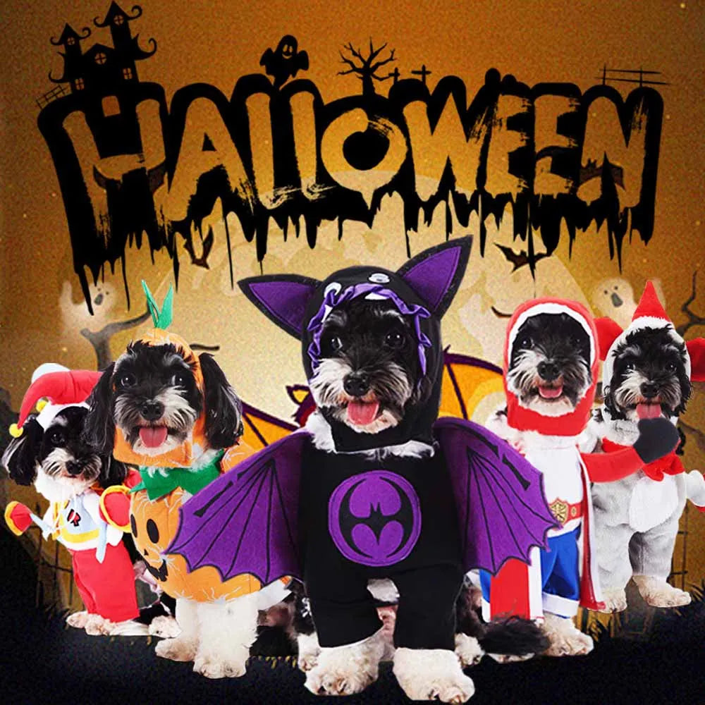 Shishicn Halloween Pet Costume With Hat For Dogs And Cats