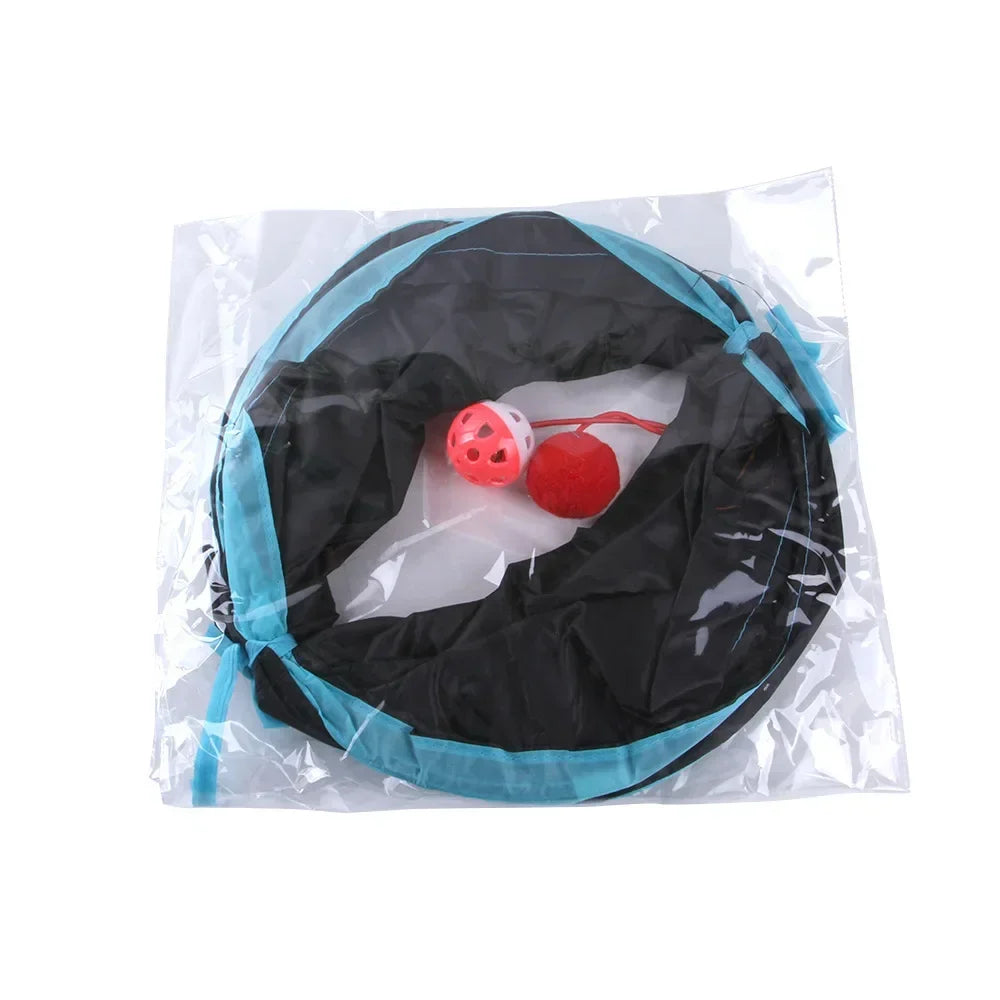 Collapsible Cat Tunnel Toy For Indoor Play S T Pass