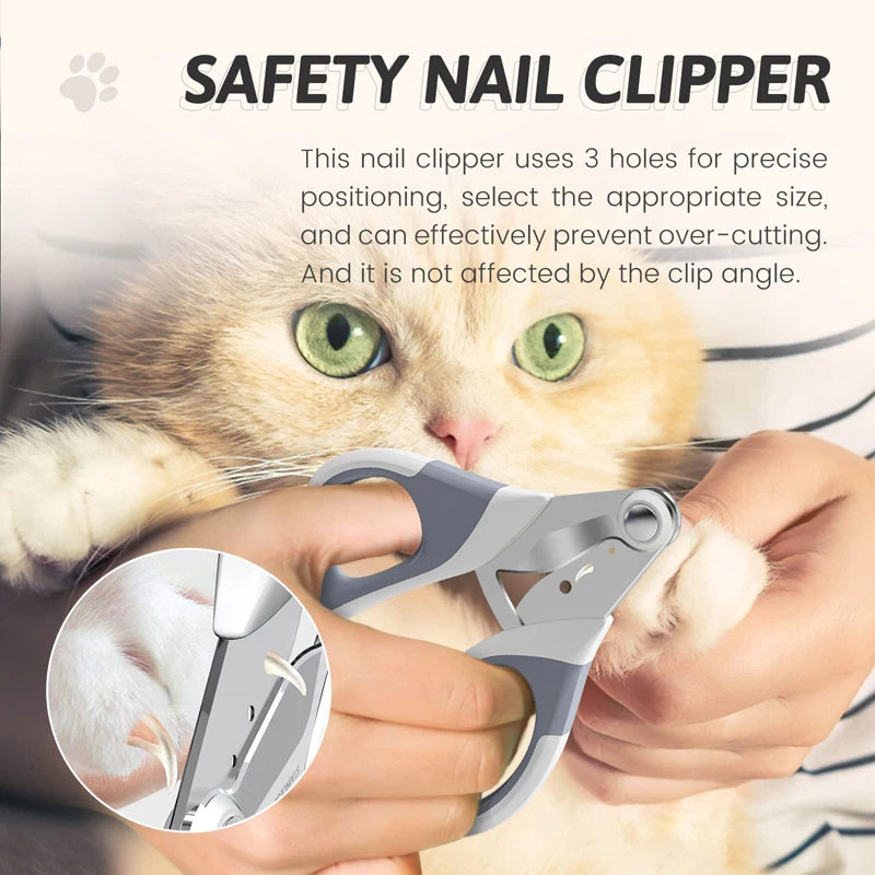 Benepaw Professional Pet Nail Clippers Triple Cutting Holes