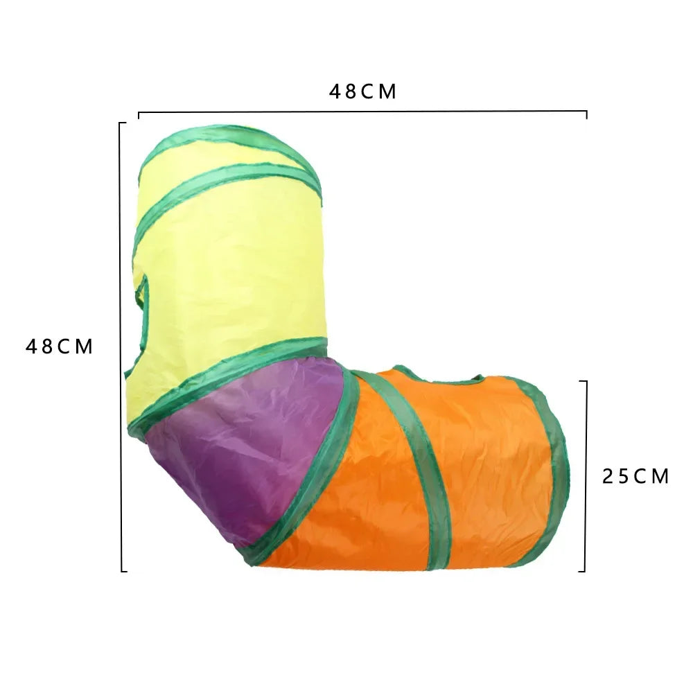 Collapsible Cat Tunnel Toy For Indoor Play S T Pass