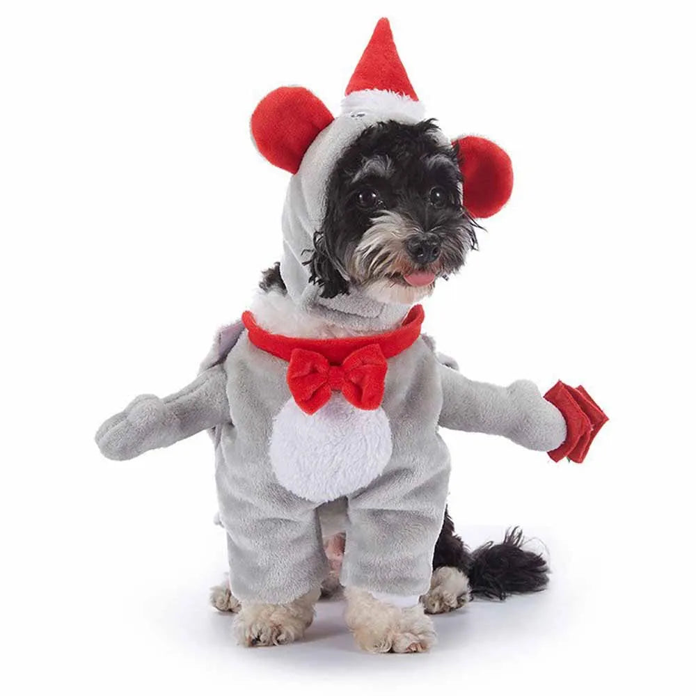 Shishicn Halloween Pet Costume With Hat For Dogs And Cats