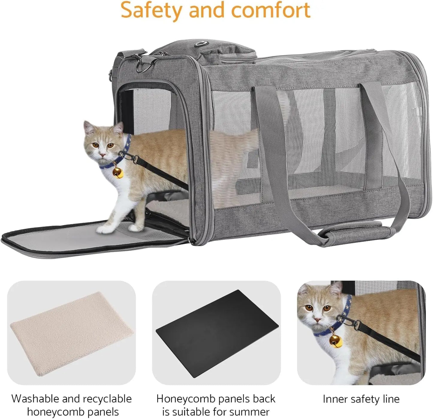 Aplus Airline Approved Pet Carrier for Cats and Dogs