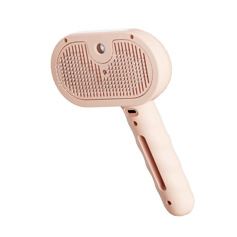 Hign Concerned Pet Steam Brush Spray Cat Grooming Comb