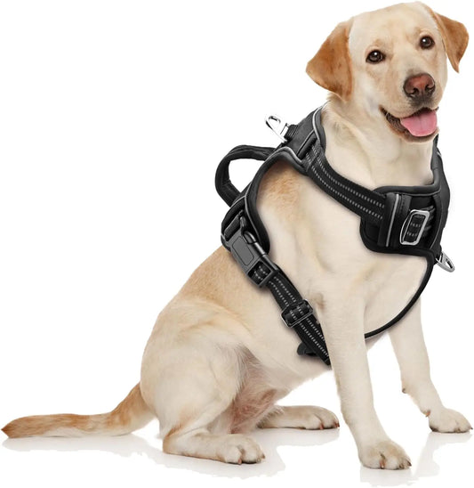 Maxetodo No Pull Adjustable Reflective Dog Harness Pro