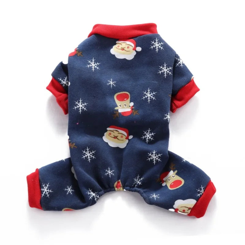 Christmas Reindeer Santa Snowman Dog Costume For Small Dogs