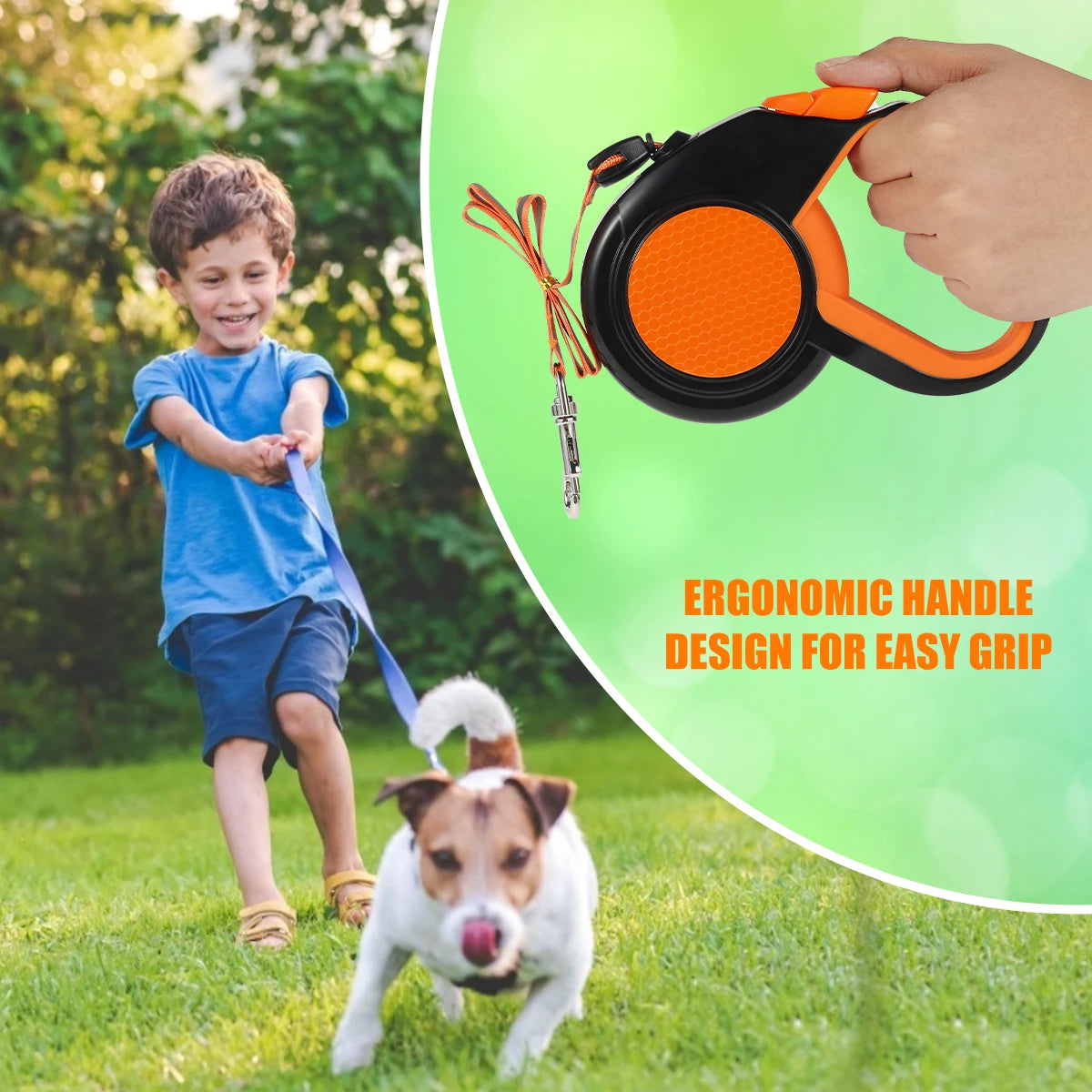 Willstar Retractable Dog Leash Heavy Duty With Reflective Tape
