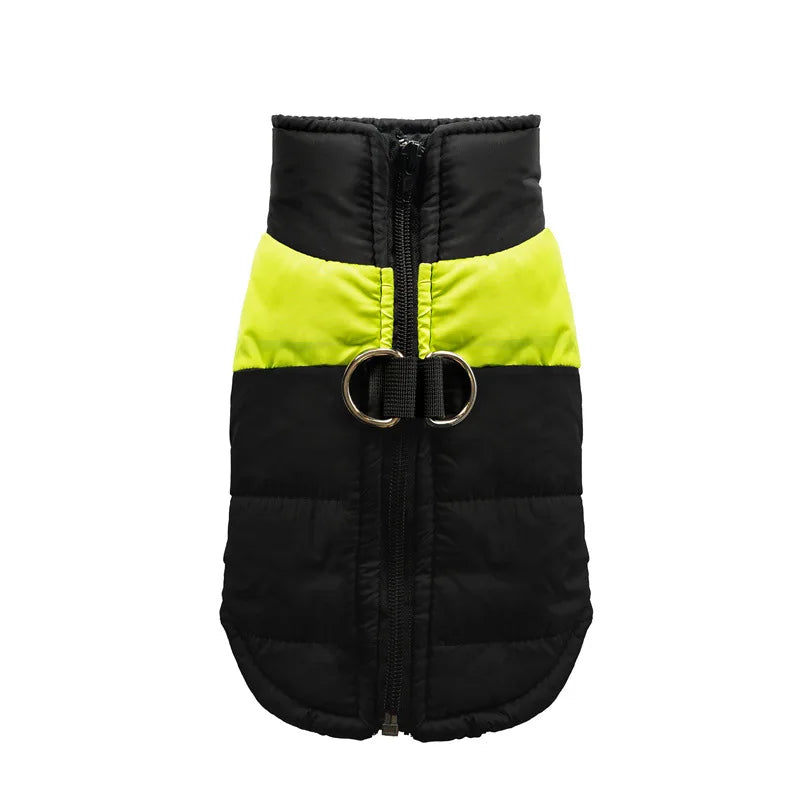 Winter Waterproof Padded Pet Vest Coat For Dogs And Cats