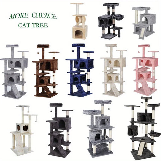 Three Tier Cat Tree Condo Tower Cat Activity Center