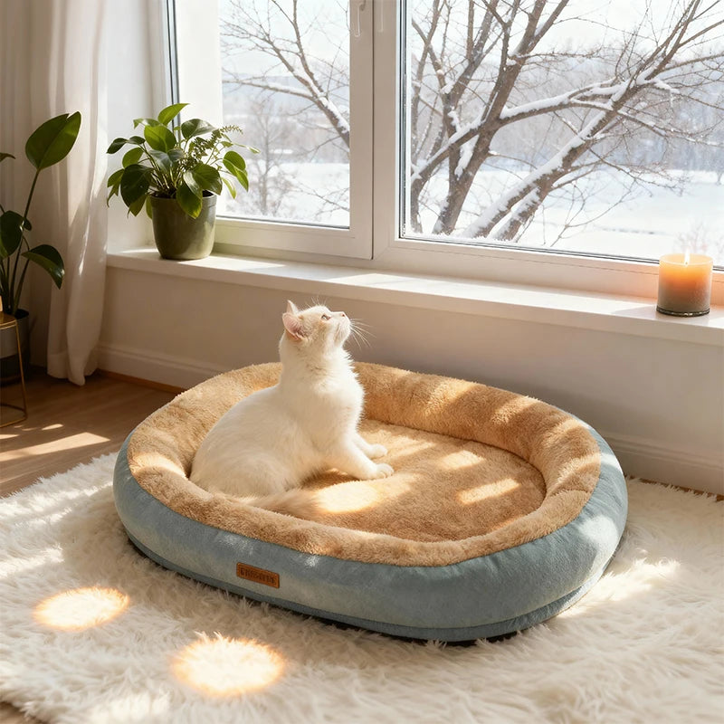 CN Zhejiang Winter Plush Dog And Cat Kennel Cushion Bed