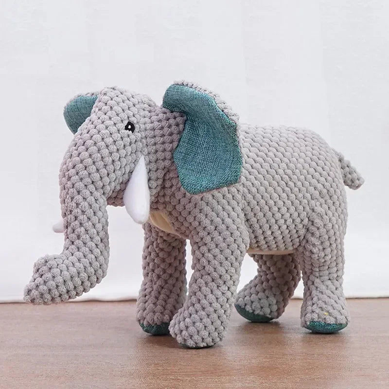 Hign-concerned Squeaky Dog Toys Lion Dinosaur Plush Chew