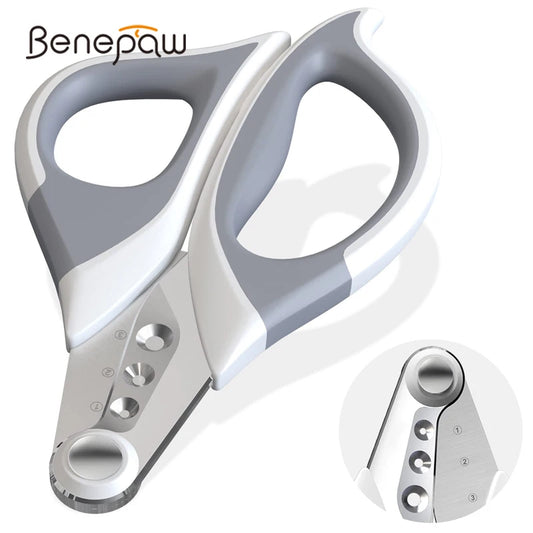 Benepaw Professional Pet Nail Clippers Triple Cutting Holes