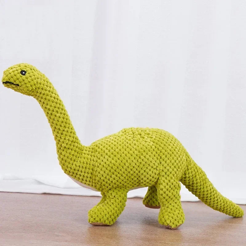 Hign-concerned Squeaky Dog Toys Lion Dinosaur Plush Chew