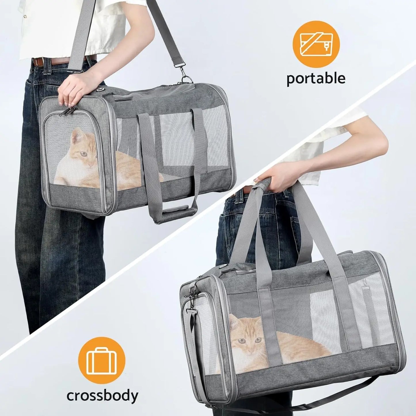 Aplus Airline Approved Pet Carrier for Cats and Dogs