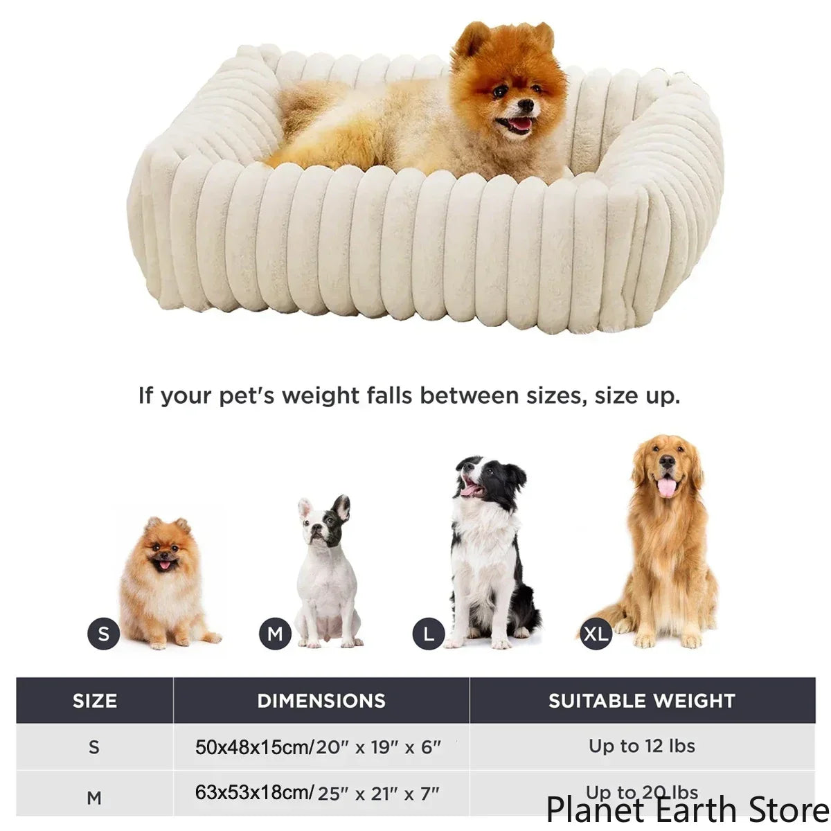YBPetra Luxury Dog Bed Plush Nest Sofa