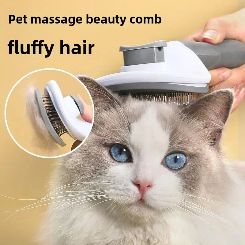 Hign Concerned Cat Grooming Kit Scissors Brush Gloves Comb