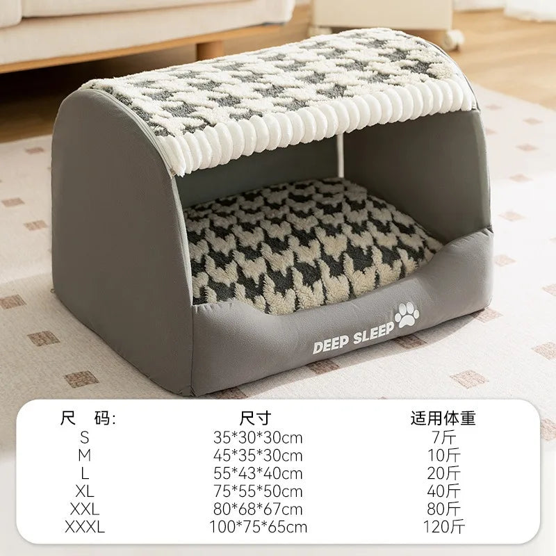 Fujian Big Dog Kennel Warm Winter Dog House Mat Bed