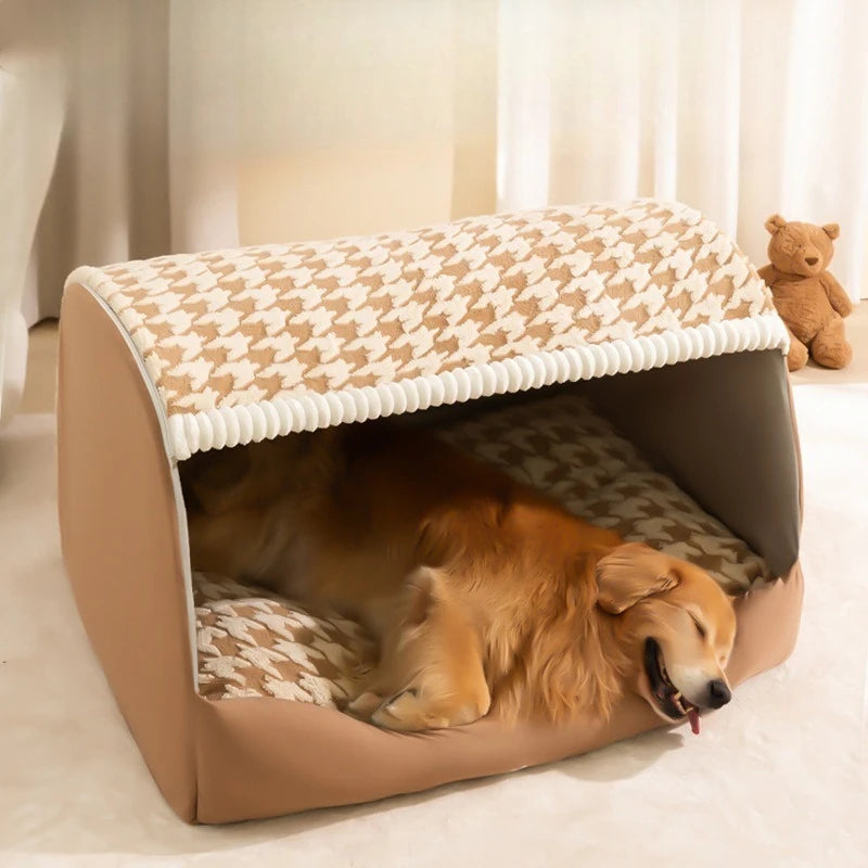 Fujian Big Dog Kennel Warm Winter Dog House Mat Bed