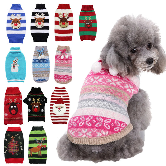 Guangdong Hign Concerned Christmas Dog Sweater Santa
