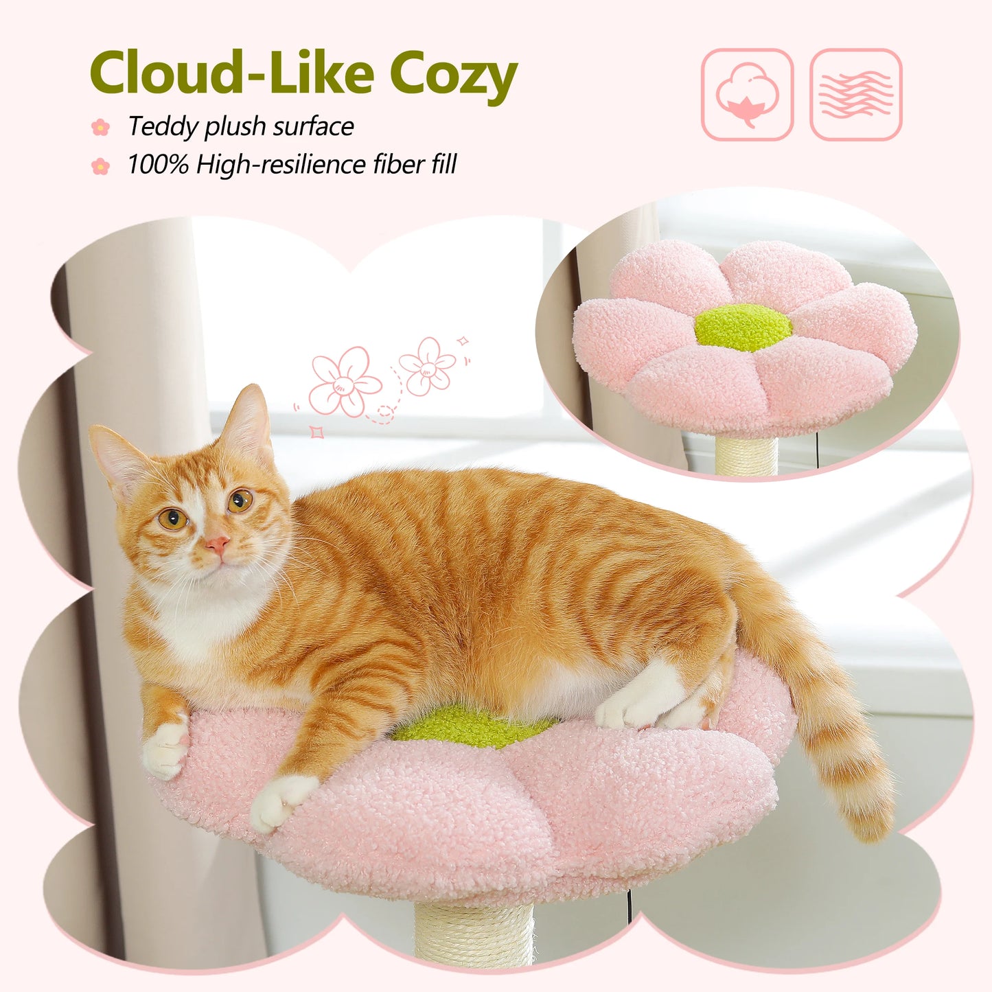 PAWZ Road CatFurniture With PremiumGrade Sisal Scratching Post DurabilityEnhancedPerformance