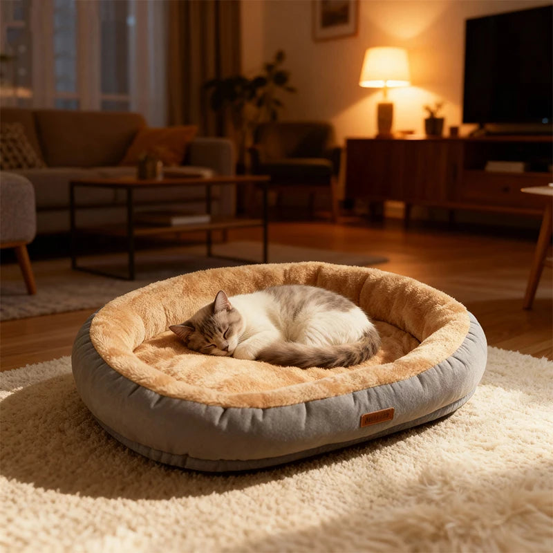 CN Zhejiang Winter Plush Dog And Cat Kennel Cushion Bed