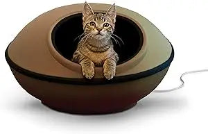 K H Pet Products Heated Cat Bed Dream Pod Cave Bed