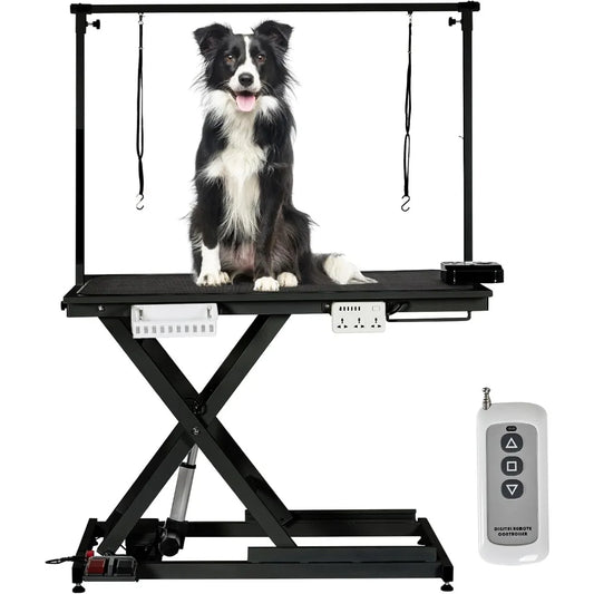 MKDK Electric Dog Grooming Table Heavy Duty Adjustable
