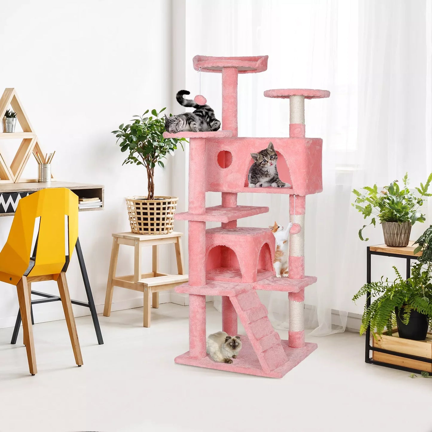 Three Tier Cat Tree Condo Tower Cat Activity Center