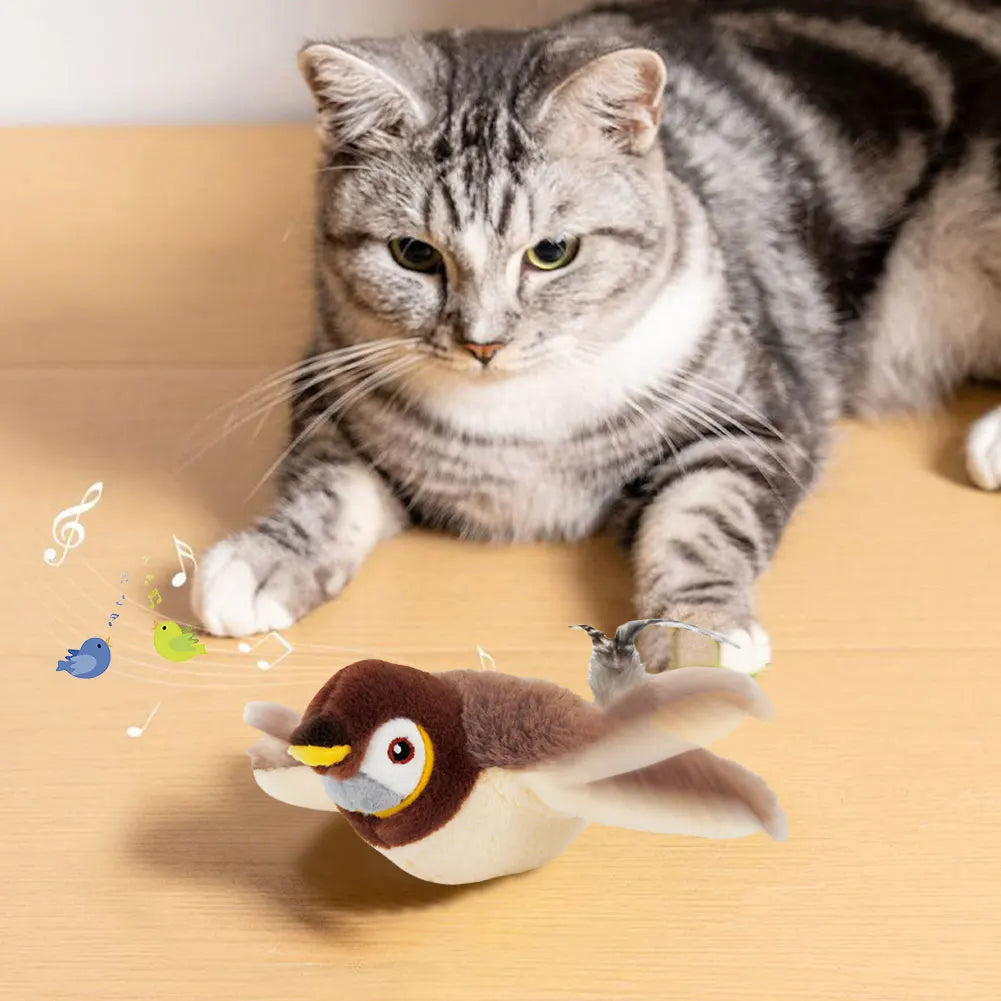 Shunmaii Sparrow Interactive Rechargeable USB Cat Toy Indoor