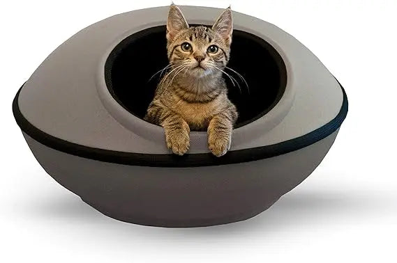 KH Pet Products Heated Cat Bed Dream Pod Indoor Cave