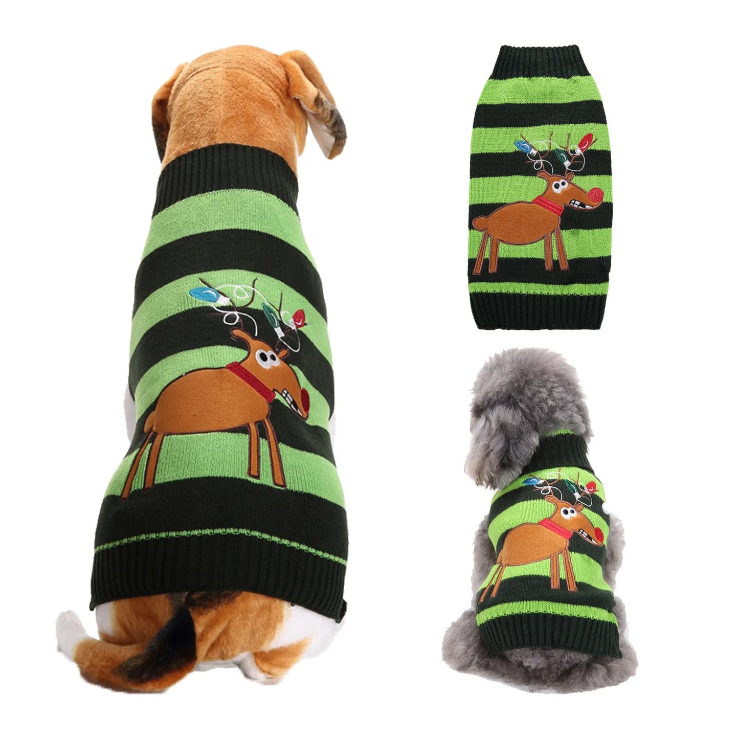 Guangdong Hign Concerned Christmas Dog Sweater Santa