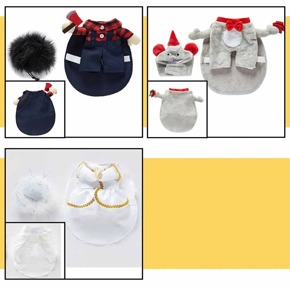 Shishicn Halloween Pet Costume With Hat For Dogs And Cats