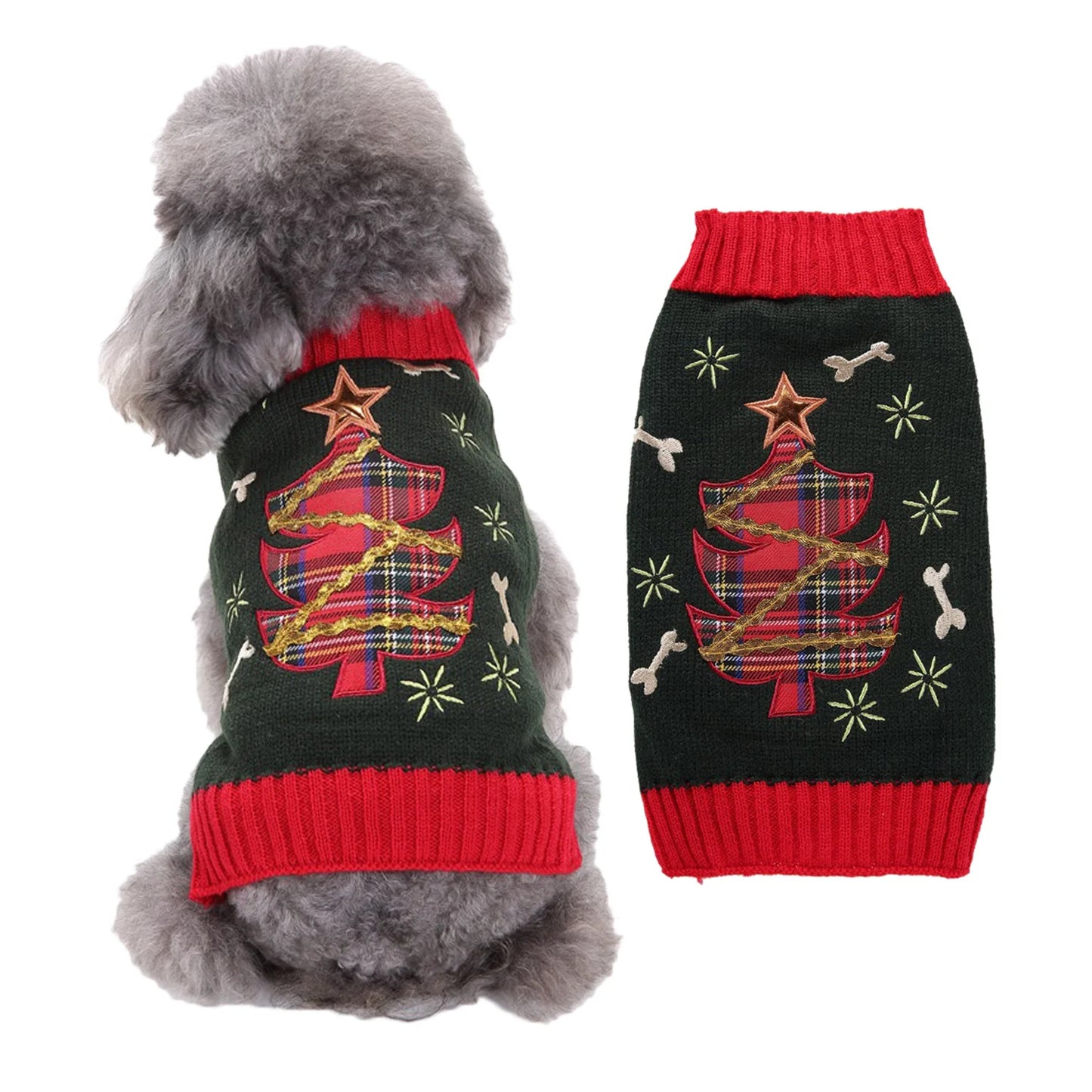 Guangdong Hign Concerned Christmas Dog Sweater Santa