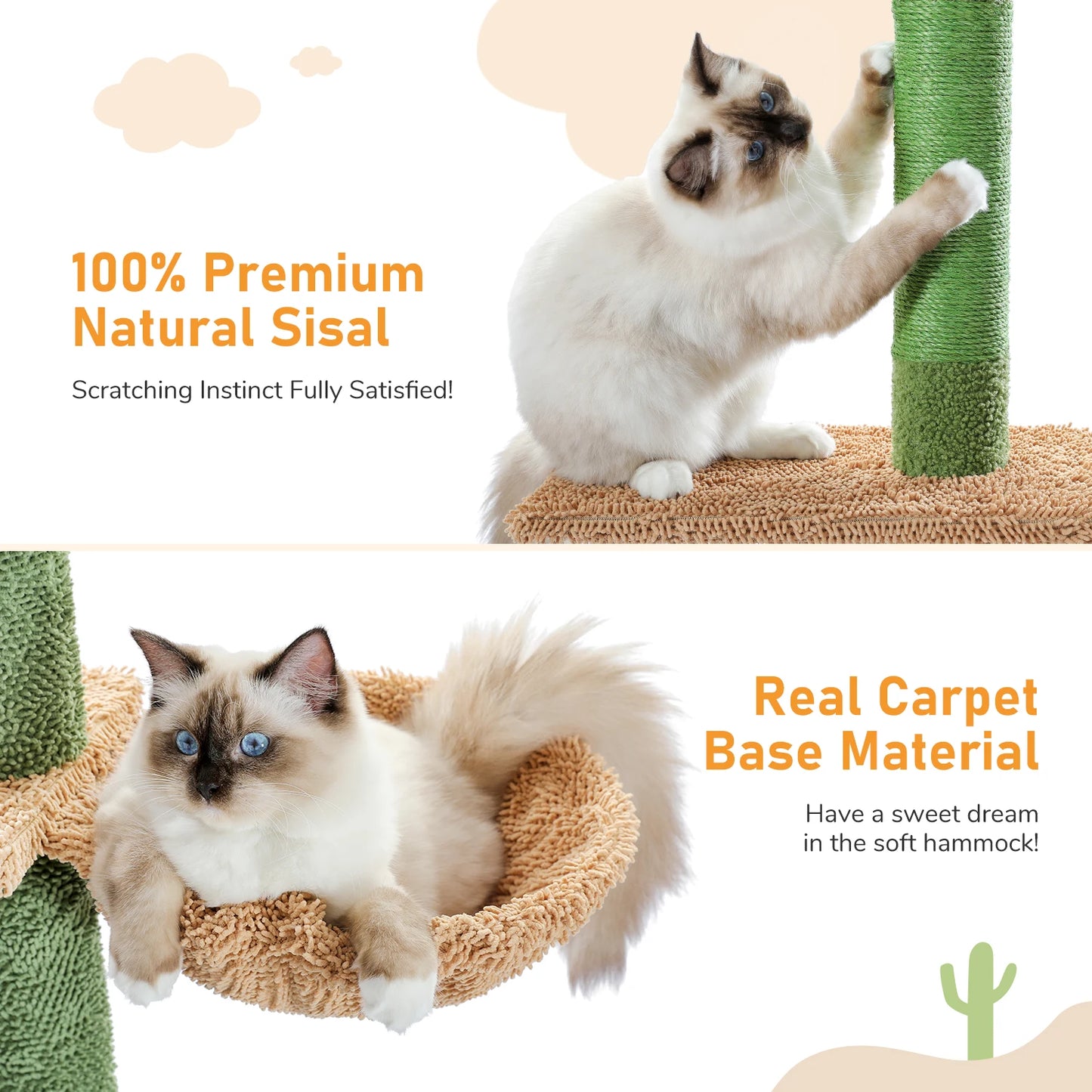 PAWZ Road Cat Tree Five Tier Floor To Ceiling Tower