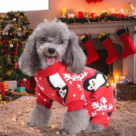 Christmas Reindeer Santa Snowman Dog Costume For Small Dogs