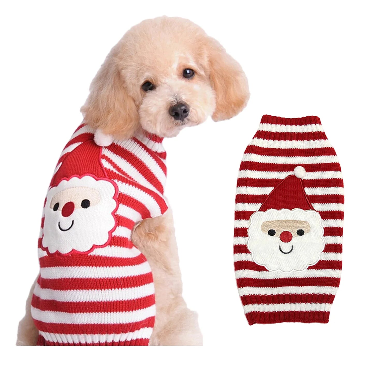 Guangdong Hign Concerned Christmas Dog Sweater Santa
