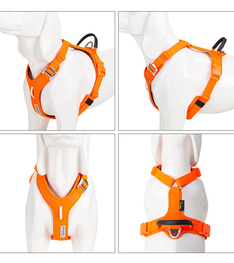 Small Combination No Pull Reflective Dog Harness Vest