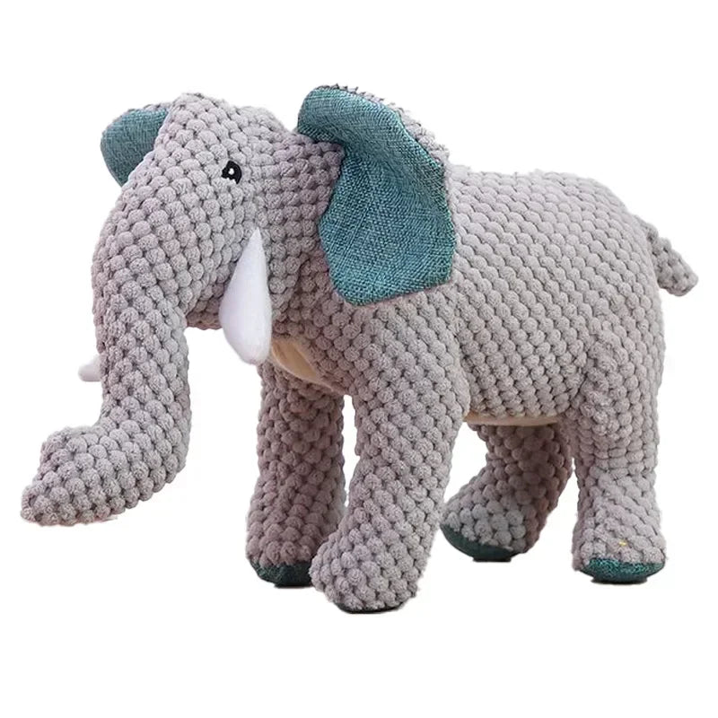 Hign-concerned Squeaky Dog Toys Lion Dinosaur Plush Chew