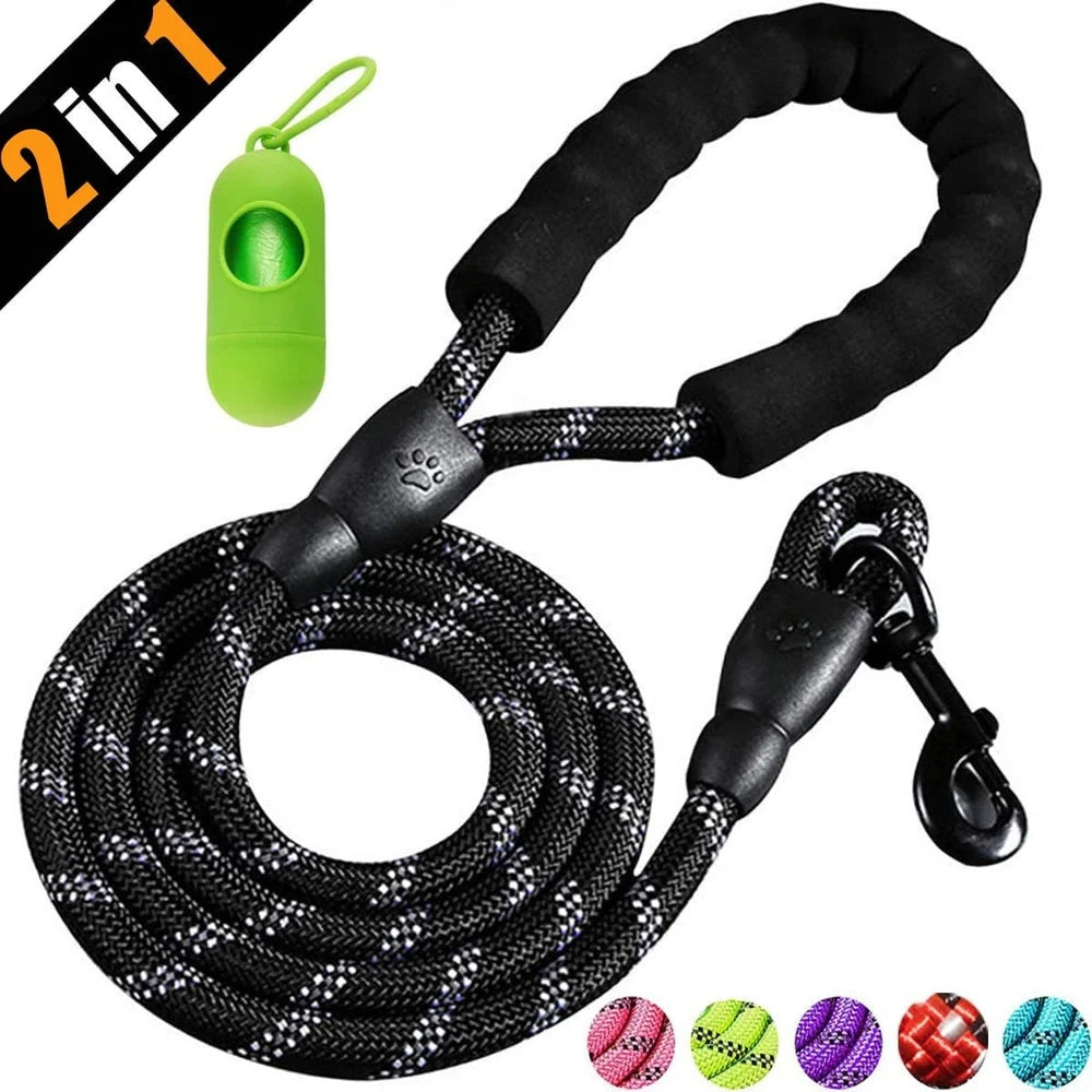DUTRIEUX Reflective Nylon Dog Leash With Padded Handle