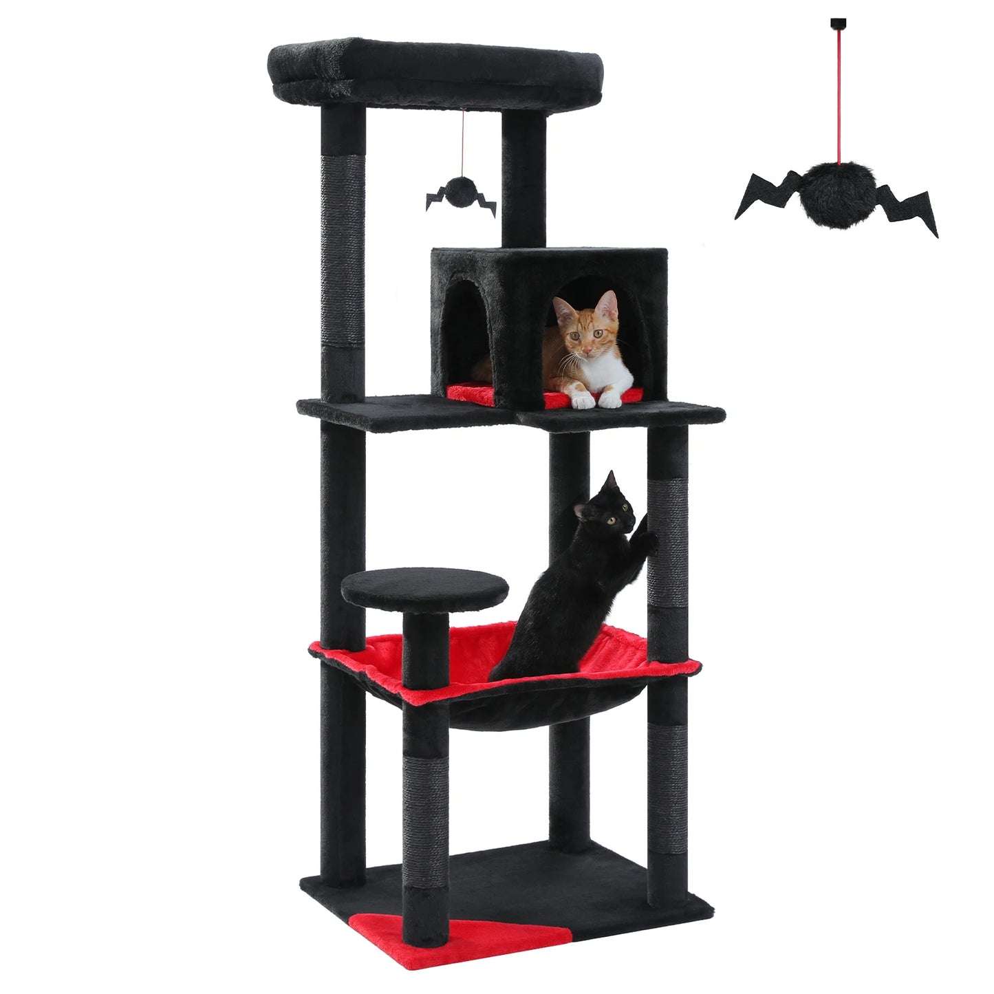 PAWZ Road Cat Tree Indoor Cozy Condo Tower With Hammock