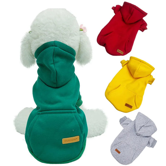 CN Guangdong Warm Fleece Lined Hoodie for Small Dogs