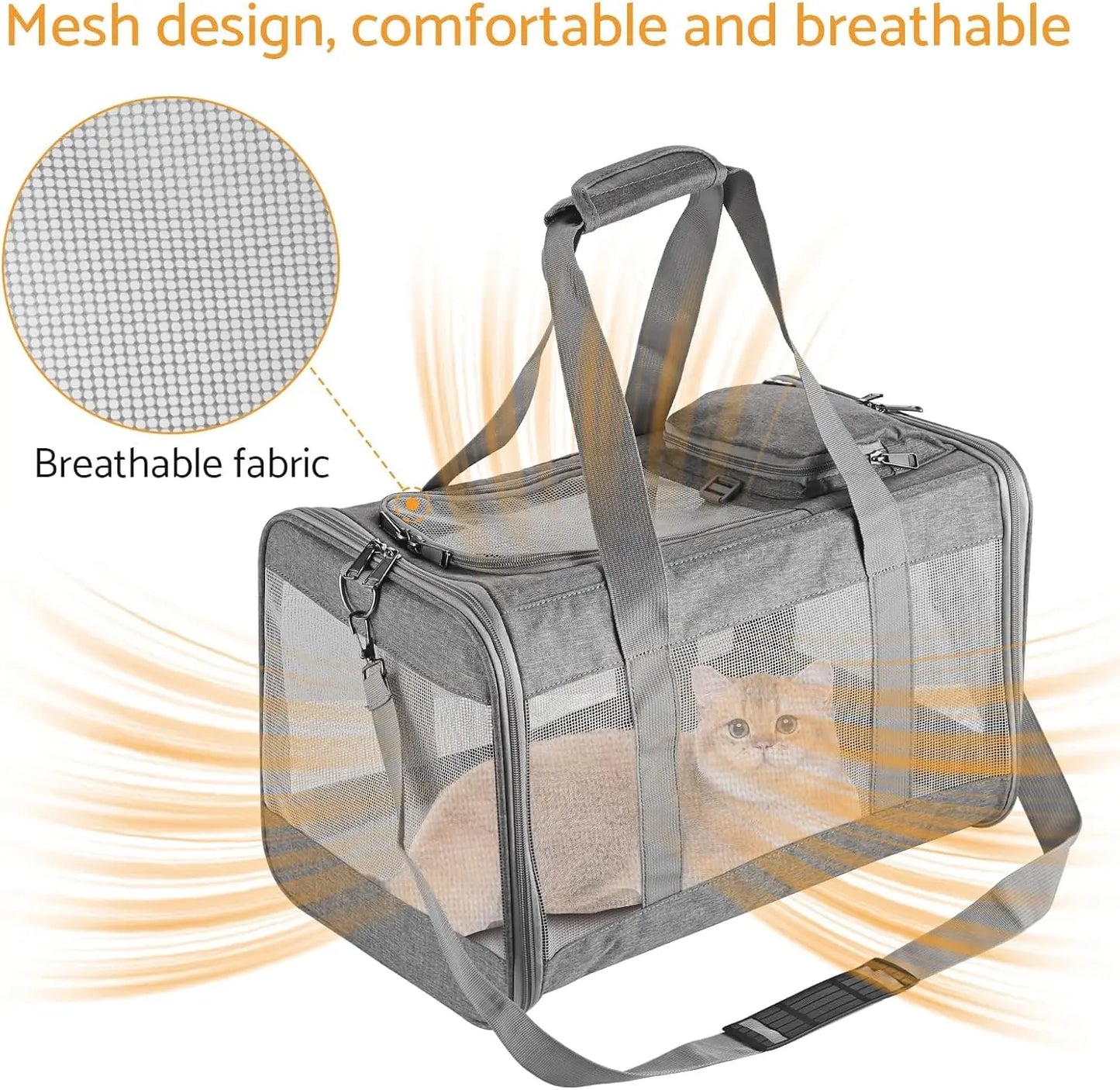 Aplus Airline Approved Pet Carrier for Cats and Dogs