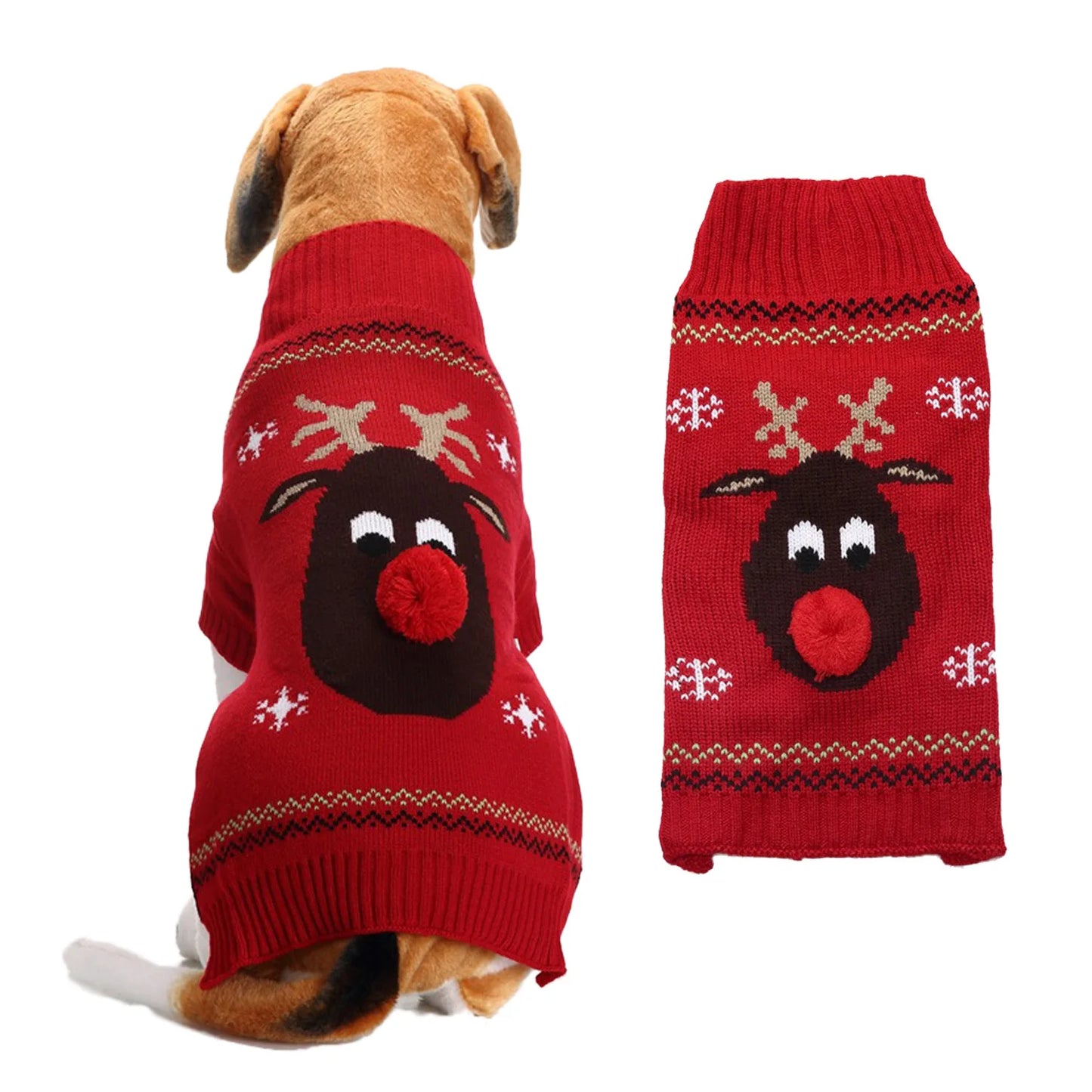 Guangdong Hign Concerned Christmas Dog Sweater Santa