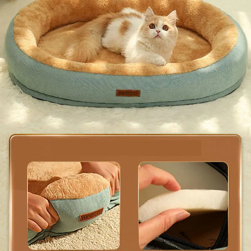 CN Zhejiang Winter Plush Dog And Cat Kennel Cushion Bed